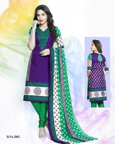 Cotton Printed Suit Dress Material (2002)