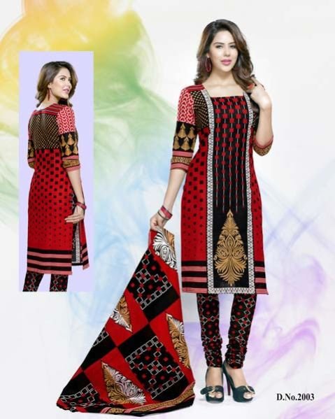 Cotton Printed Suit Dress Material (2003)