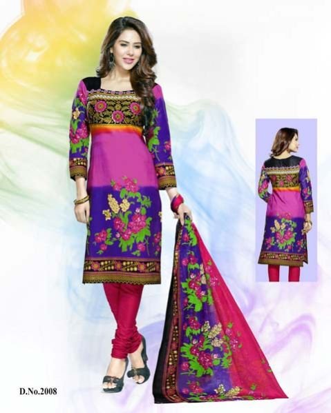 Cotton Printed Suit Dress Material (2008)