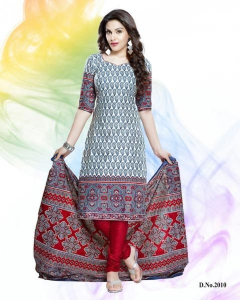 Cotton Printed Suit Dress Material (2010)
