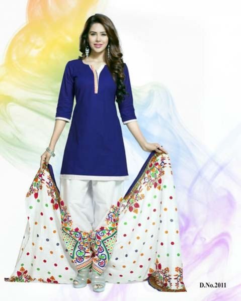 Cotton Printed Suit Dress Material (2011)