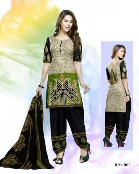 Cotton Printed Suit Dress Material (2019)