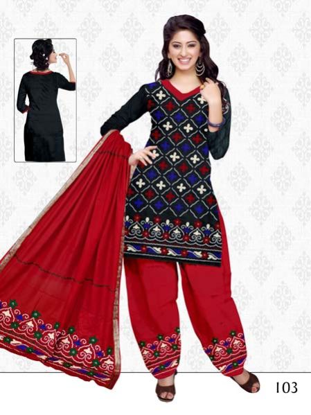 Ladies Bandhani Suit Dress Material (103)
