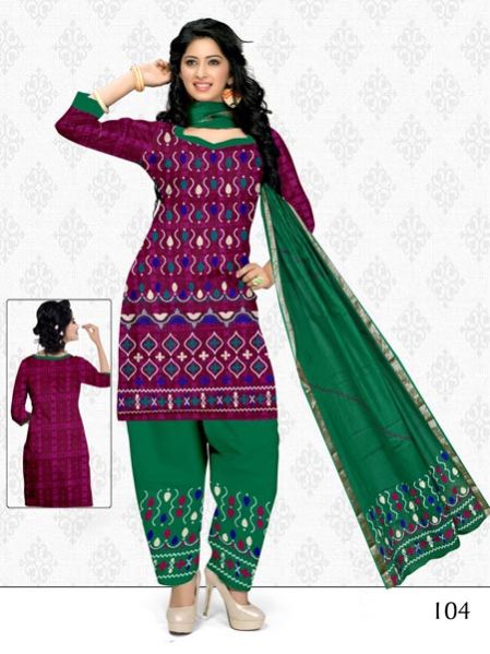 Ladies Bandhani Suit Dress Material (104)