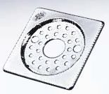 Round in Square with Lock & With Center HoleMirror Finish SNJ4- 261