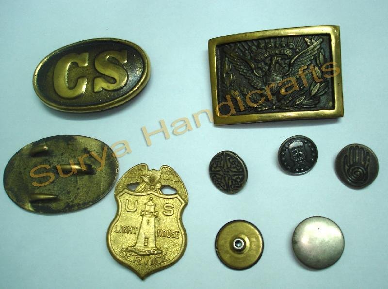 Military Brass Buckle 02