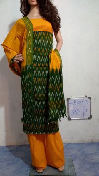 Handmade Ikkat Dress Materials 01