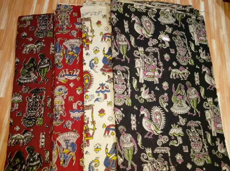 Kalamkari Cotton Fabric 01
