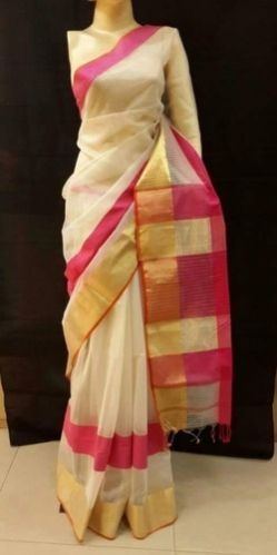 Fancy Maheshwari Silk Cotton Saree