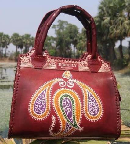 Designer Leather Bag Top Handle 02