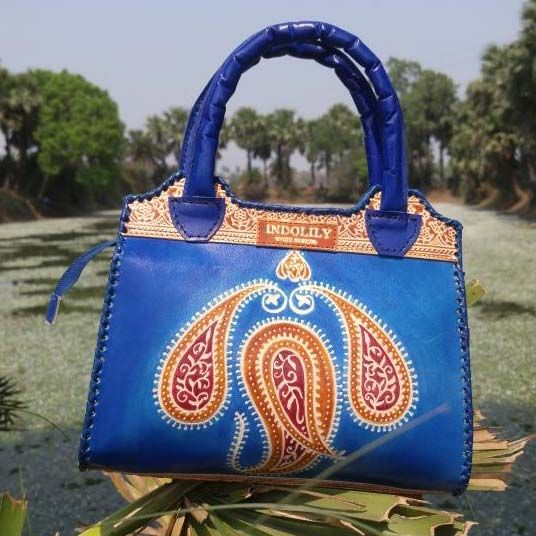 Leather Bag Top Handle 01