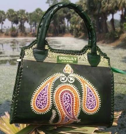 Leather Top Handle Bag 01