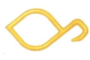 Brass Curtain Hook 04