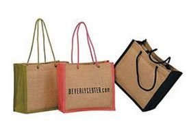 Cord Handle Jute Bag