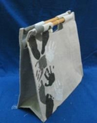 Hand And Foot Printed Jute Nags