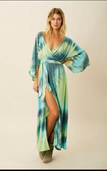 Ladies Wrap Dress 05