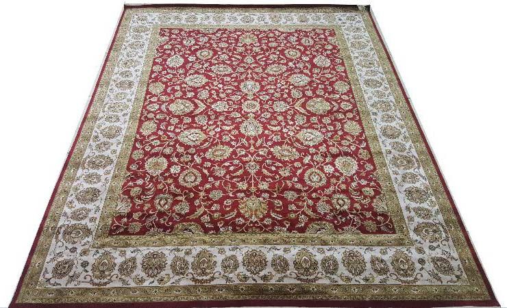 13/13 Hand Knotted Pure Silk Carpet 02