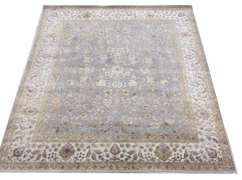 13/13 Hand Knotted Wool Silk Carpet 02