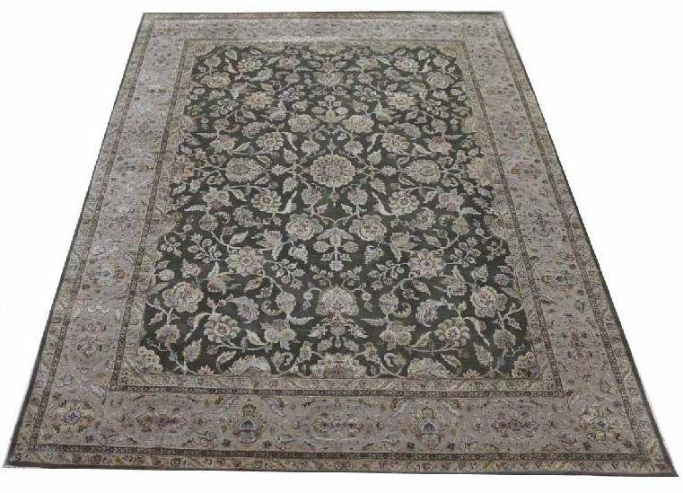 13/13 Hand Knotted Wool Silk Carpet 04