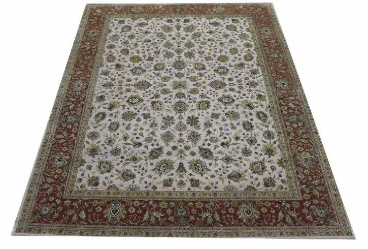 13/13 Hand Knotted Wool Silk Carpet 05