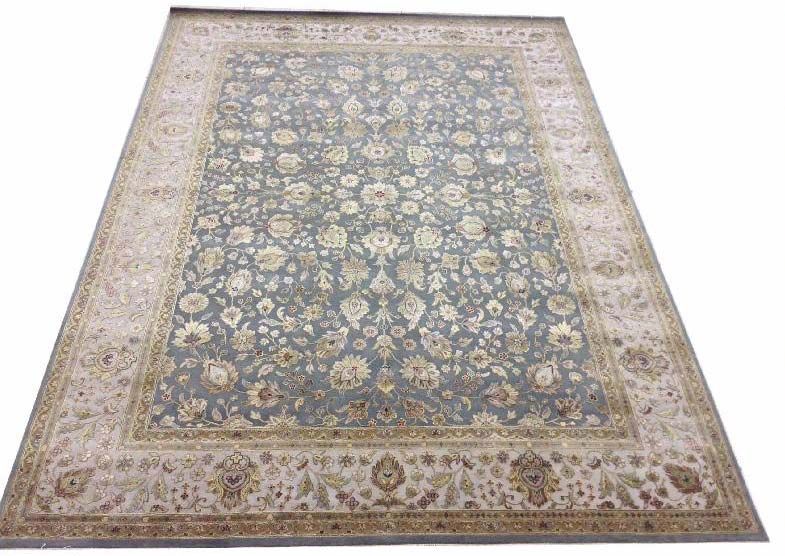 13/13 Hand Knotted Wool Silk Carpet 06