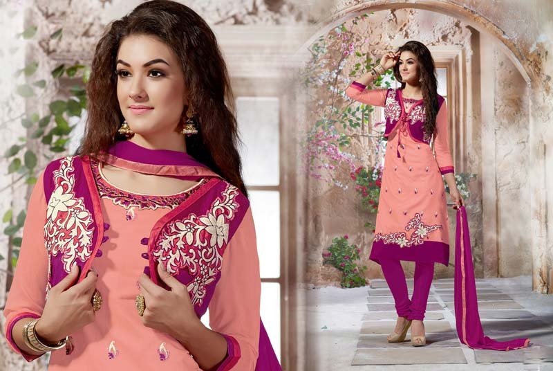 Ladies Churidar Suit (Vintage-6312)