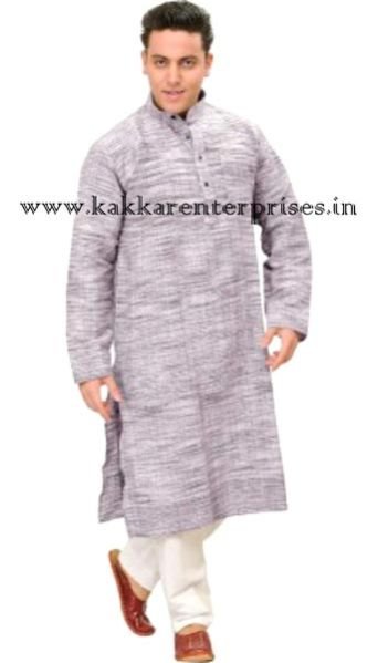 Mens Khadi Kurta Pajama - 02