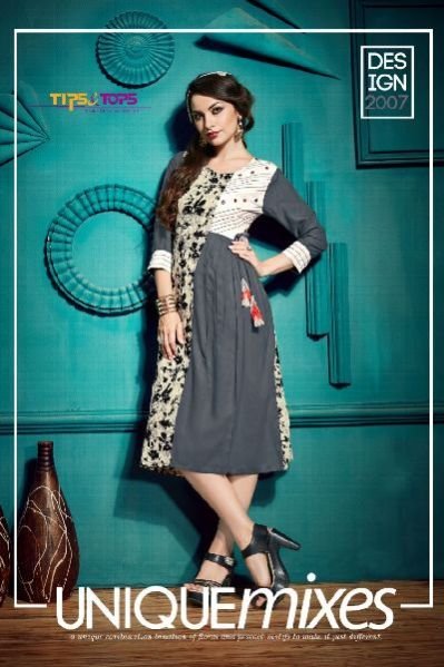 Rung Majestic Designer Kurti 08