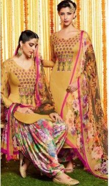 Crepe Patiala Suit 02