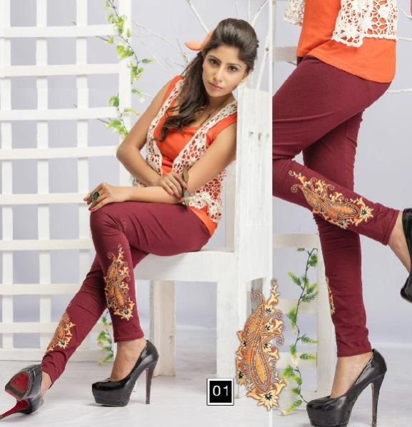 Embroidered Legging 01