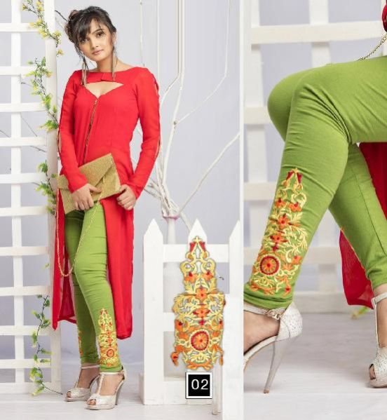 Embroidered Legging 02