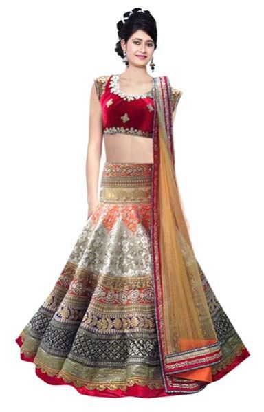 Designer Heavy Red Lehengha