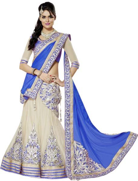 Designer Maharani Blue Lehengha