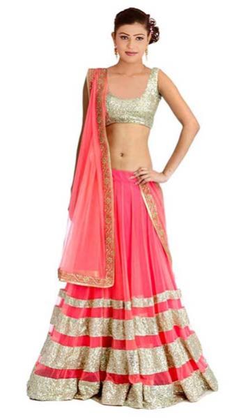 Designer Pink Lehengha