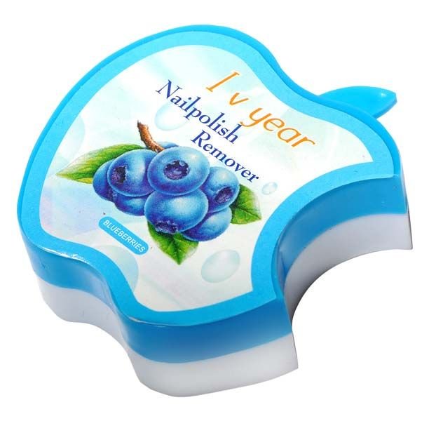 Larger Blue Berrires Nail Polish Remover