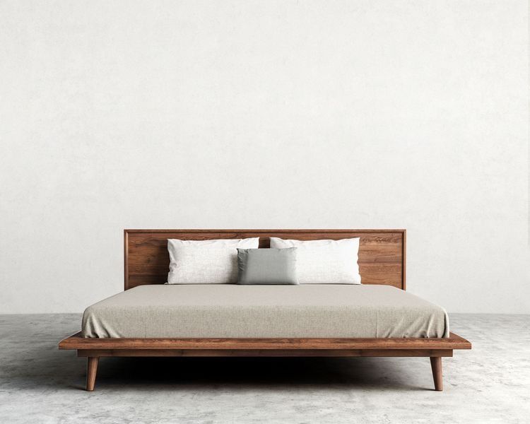 Wooden Double Bed 01