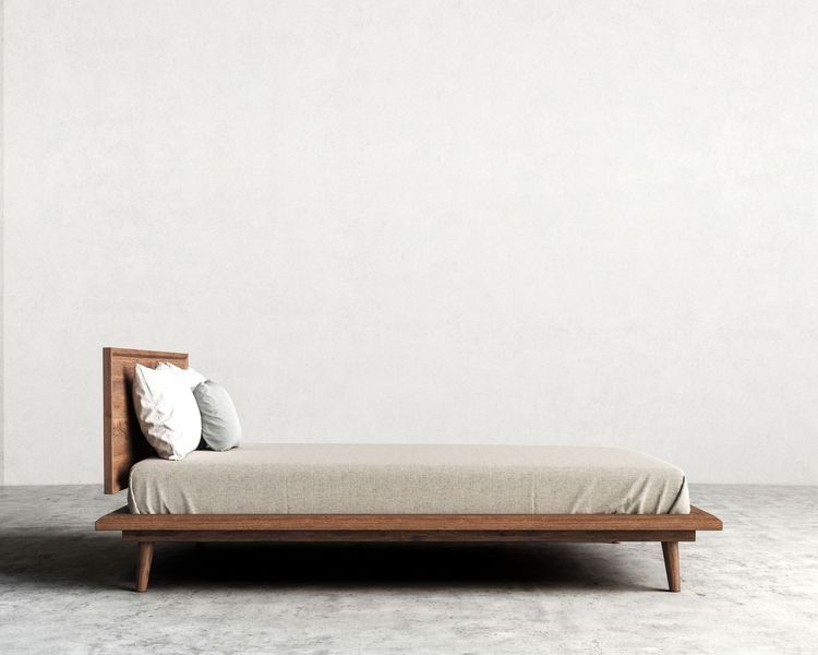 Wooden Double Bed 03