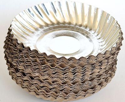 4inch Silver Paper Plates