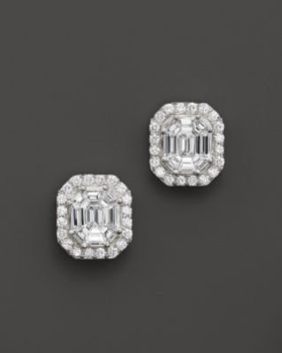 Fancy Cut Diamond Earring 01