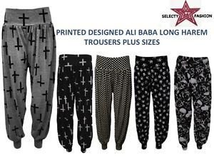 Ladies Long Harem Pants 01