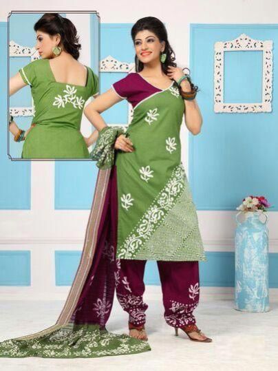 Wax Batik Dress Material 02