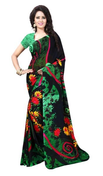 Georgette Saree (Jungle Book)