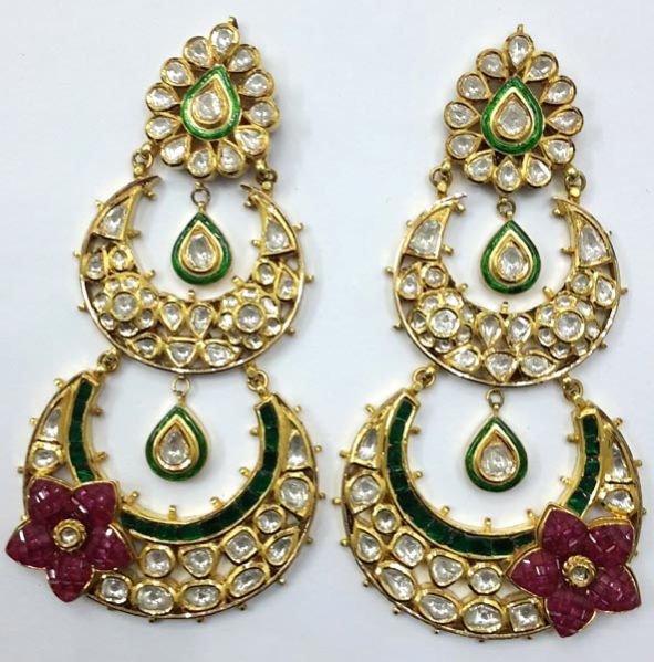 Diamond Polki Earrings 03