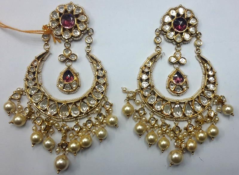 Diamond Polki Earrings 07
