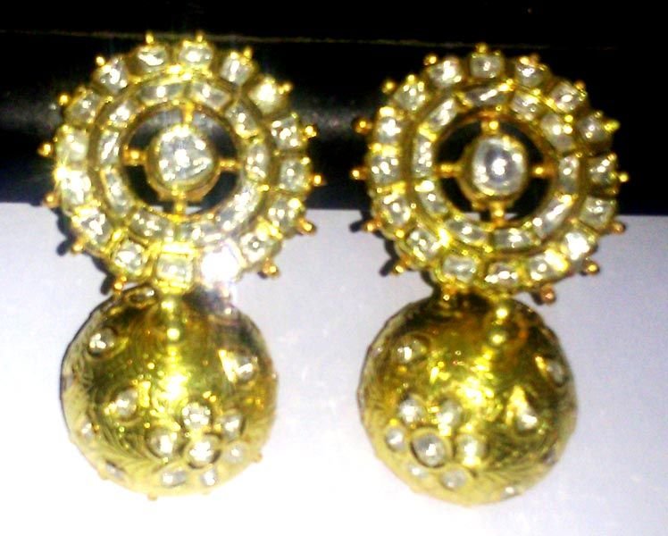 Diamond Polki Earrings 09