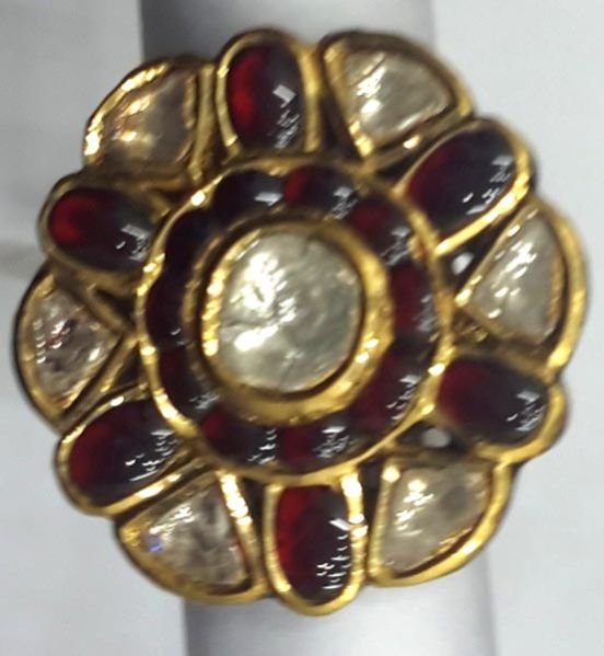 Diamond Polki Finger Rings 01