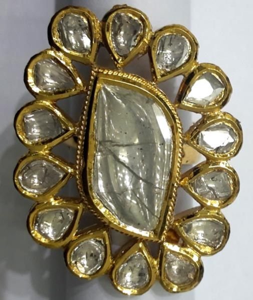 Diamond Polki Finger Rings 03