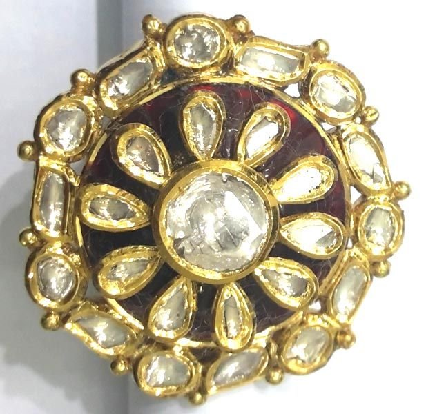 Diamond Polki Finger Rings 04