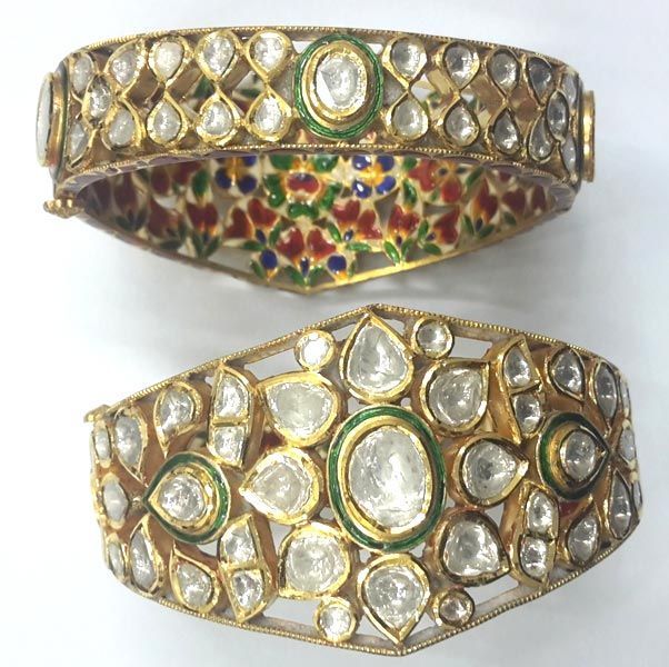 Diamond Polki Kada Set 04