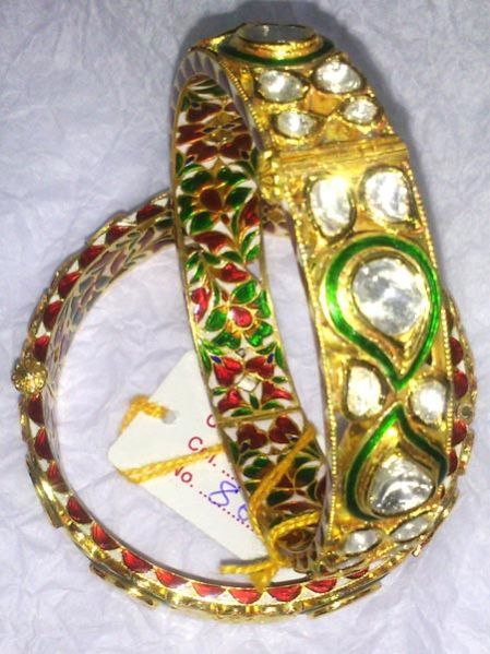 Diamond Polki Kada Set 08